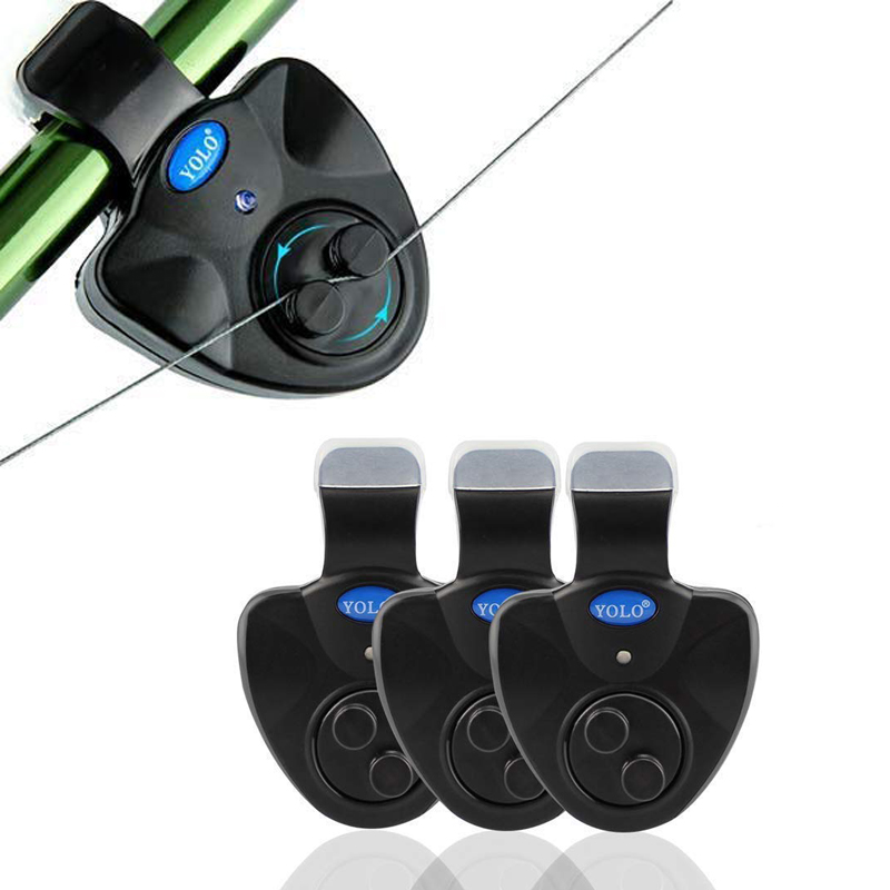 Fish Finder Portable - Fishing Rod Bite Alarm LED Indicator