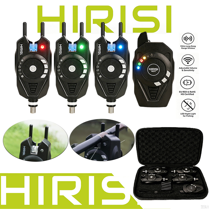 HIRISI SD11 3+1 Wireless Fishi - Bite Indicator のレビューと価格