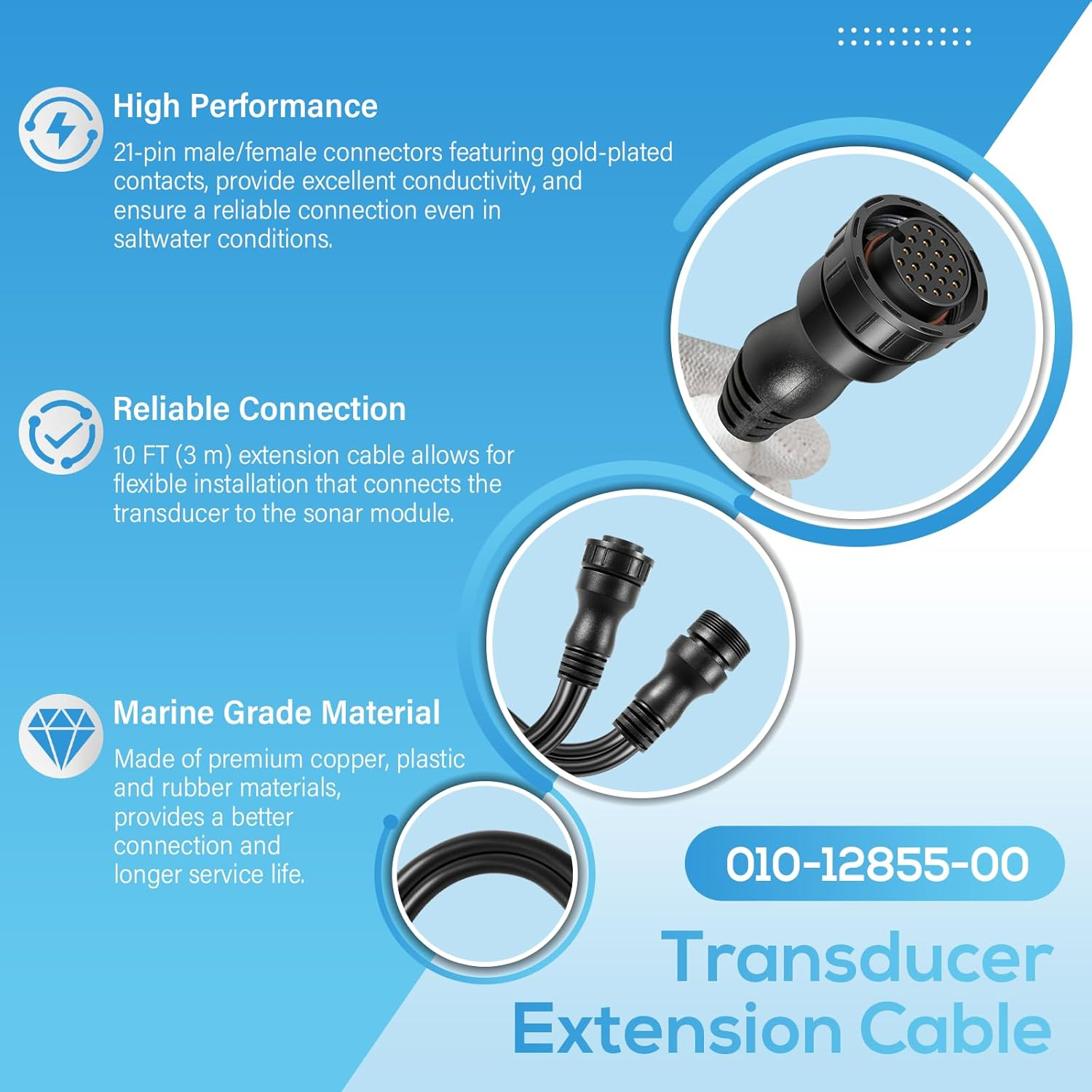 010-12855-00 Ship Transducer E - Fish Finder Cable のレビューと価格