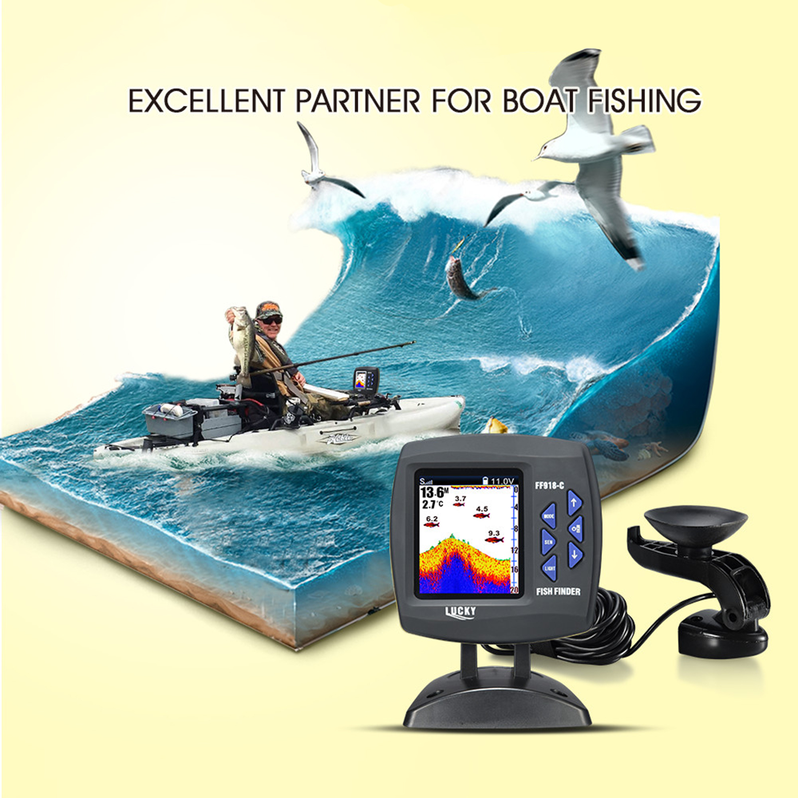 Fish Finder Wired Transducer S - Fish Finder Transducer のレビューと価格