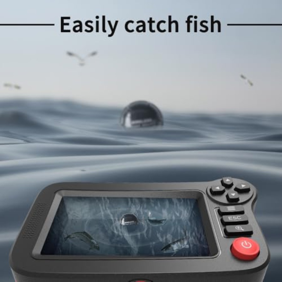 Handheld Fish Finder for kayak - Fish Finder Transducer のレビューと価格