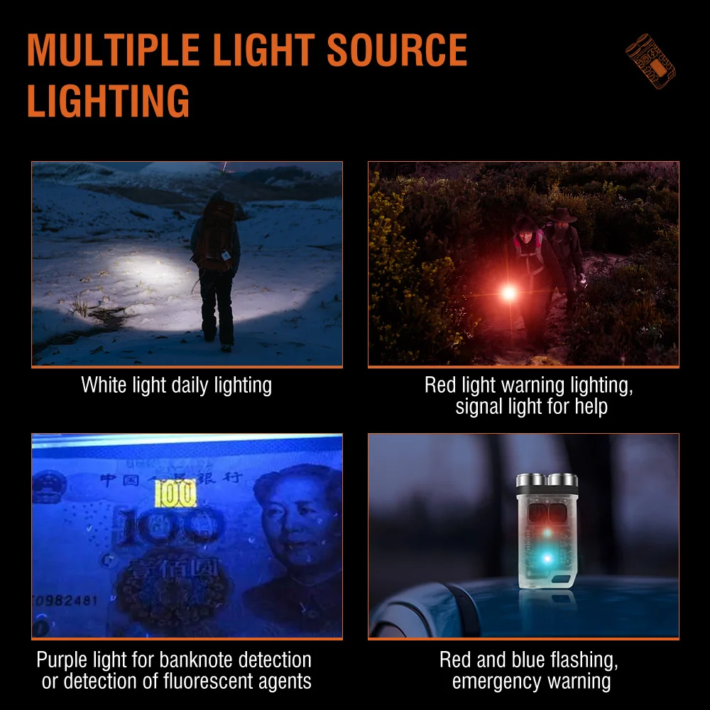 BORUiT V3 LED Keychain Portabl - Fishing Light のレビューと価格