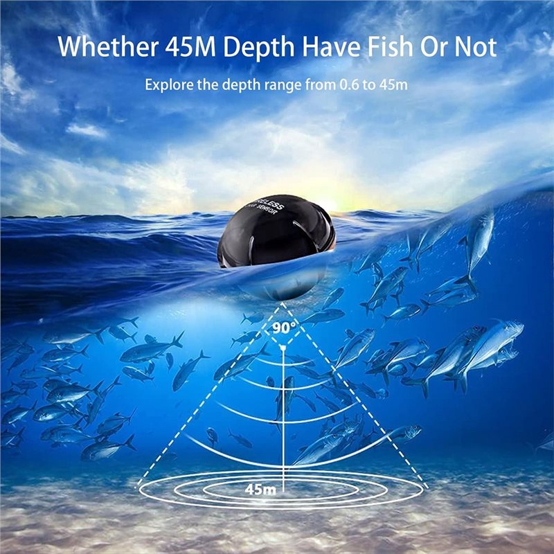 Wireless Sonar Fish Finder, Po - Fish Finder Portable のレビューと価格