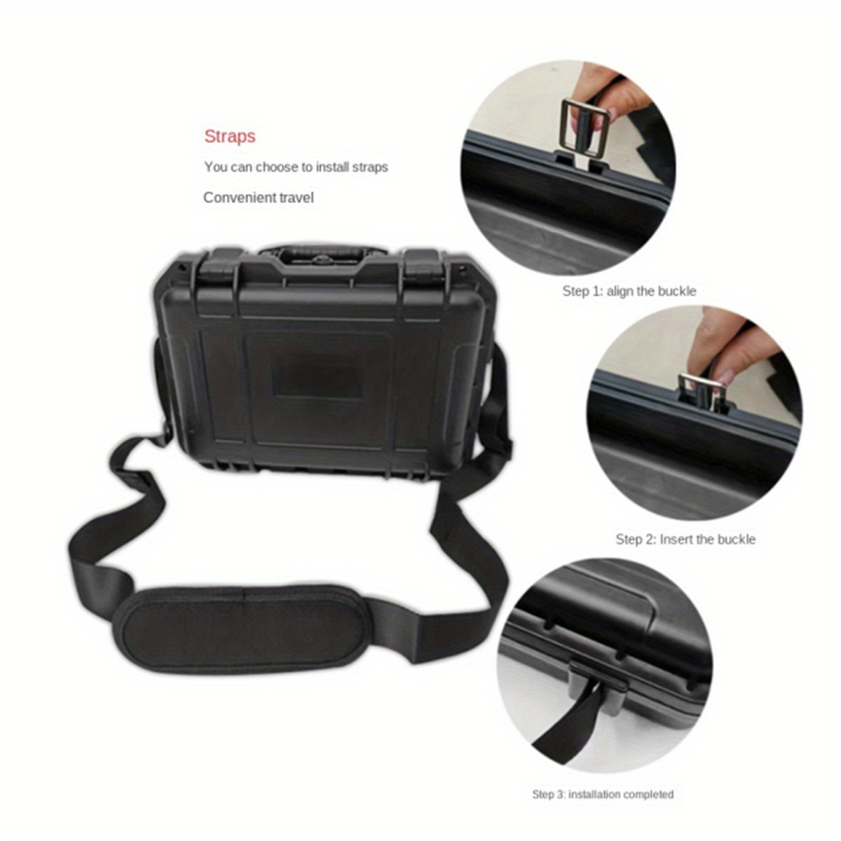 1pc Waterproof Hard Carry Case - Fish Finder Case のレビューと価格