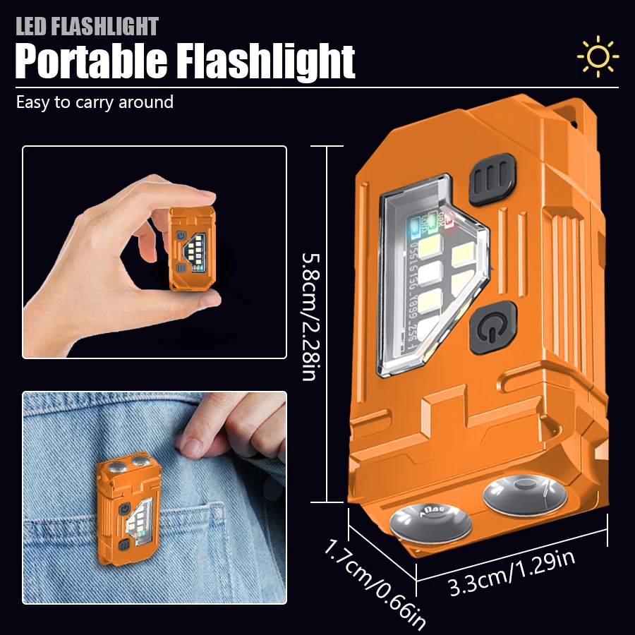 Mini Keychain EDC Flashlight R - Fishing Light のレビューと価格