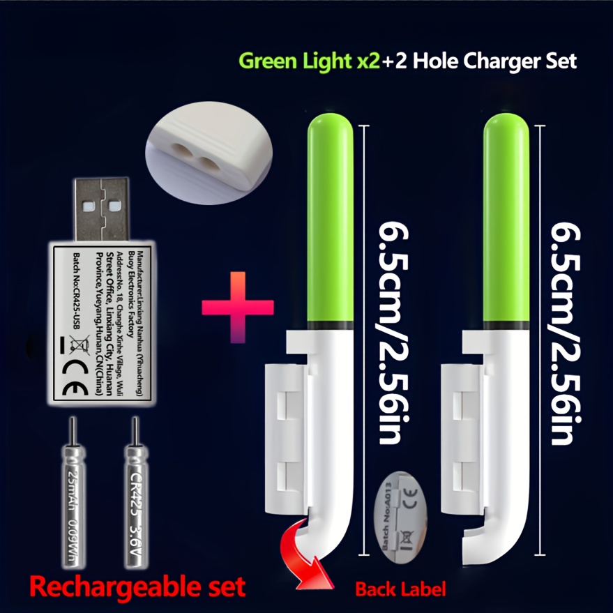 Fishing 5-Piece Set (2 Rod Tip - Fish Finder Charger のレビューと価格