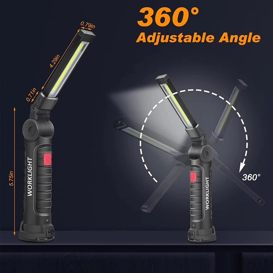 Rechargeable Magnetic Work Lig - Fishing Light のレビューと価格