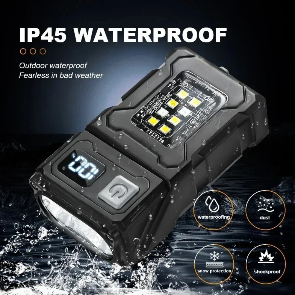 180° Rotatable LED Flashlight  - Fishing Light のレビューと価格