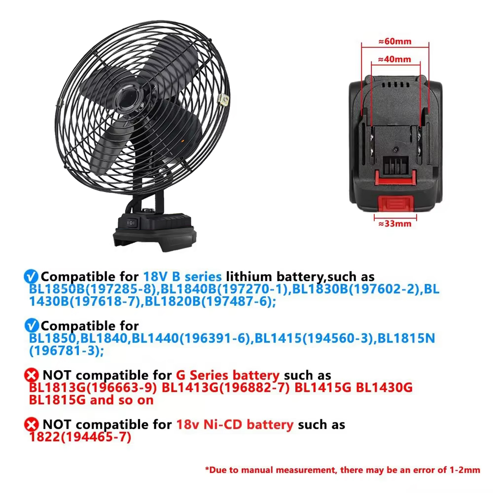 6/8In Camping Fan Outdoor Fish - Fish Finder Battery のレビューと価格