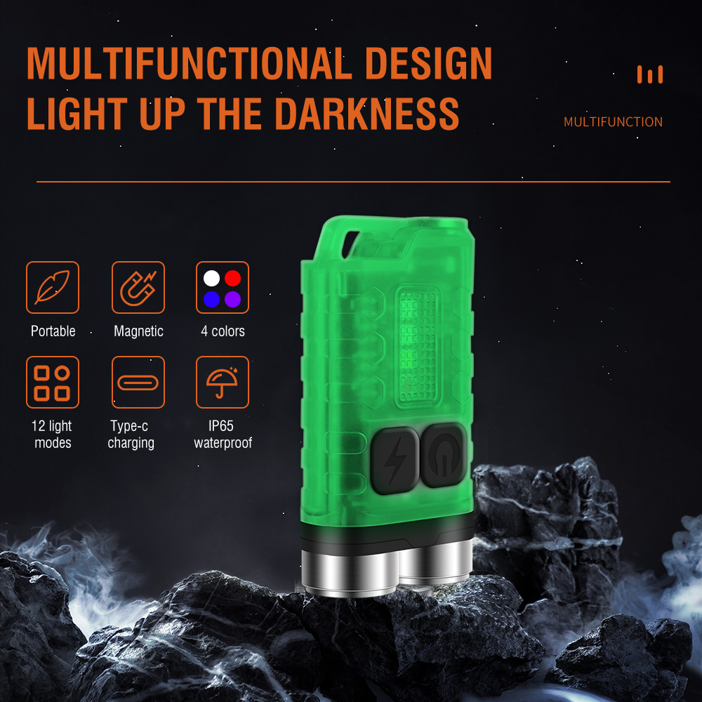 V3 EDC Flashlight Mini Keychai - Fishing Light のレビューと価格
