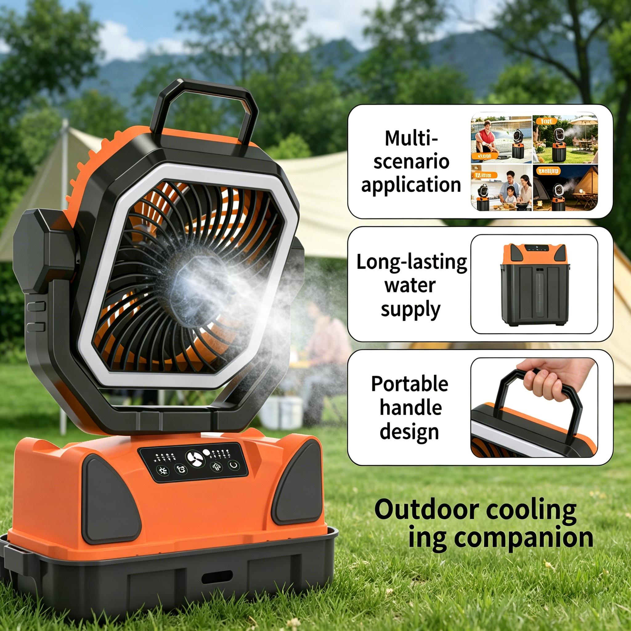 30000mAh Spray Camping Fan wit - Fish Finder Battery のレビューと価格