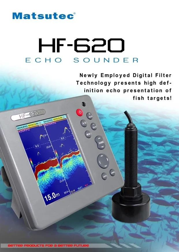 Matsutec HF-620 MARINE COLOR E - Fish Finder Charger のレビューと価格