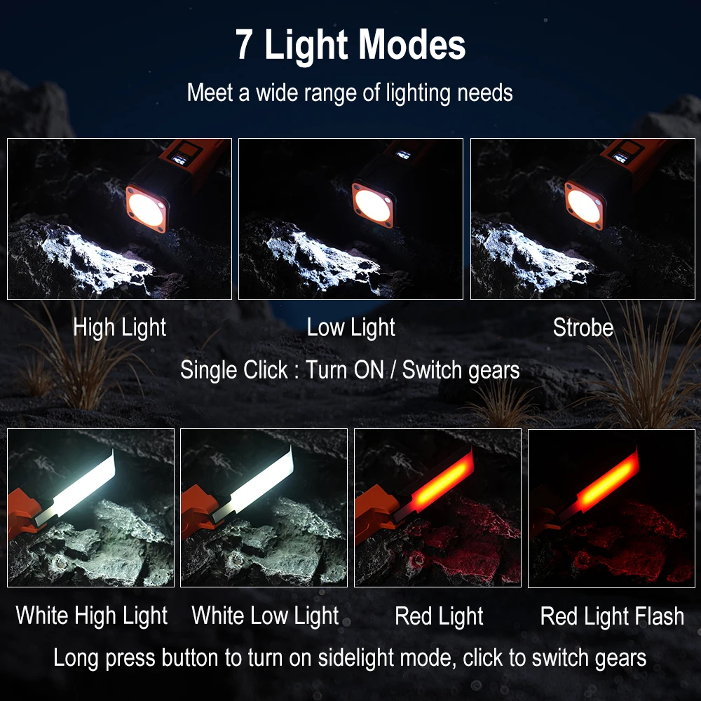 BORUiT 300LM LED Work Light Zo - Fishing Light のレビューと価格