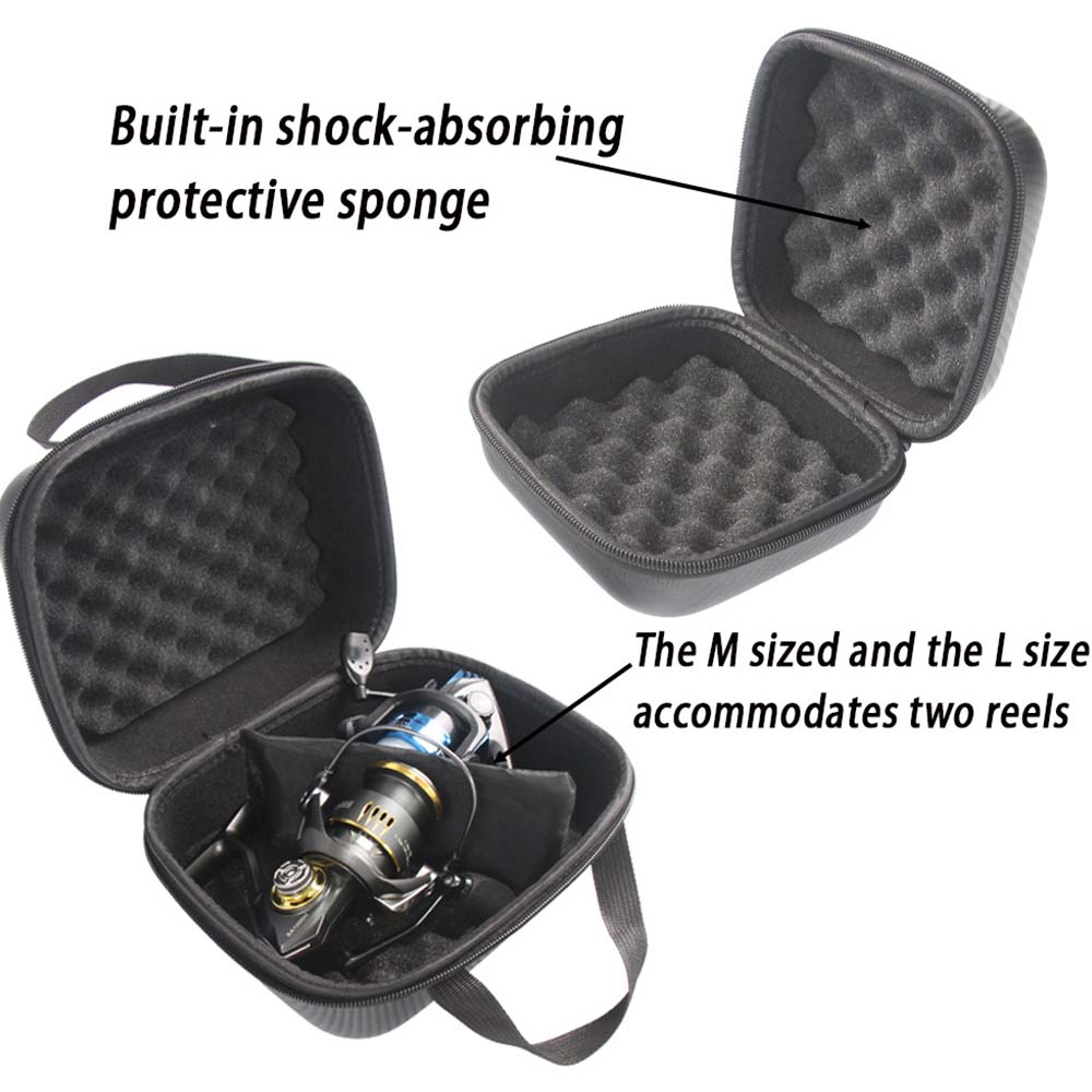 JSFUN Fishing Reel Case S/M/L  - Fish Finder Case のレビューと価格