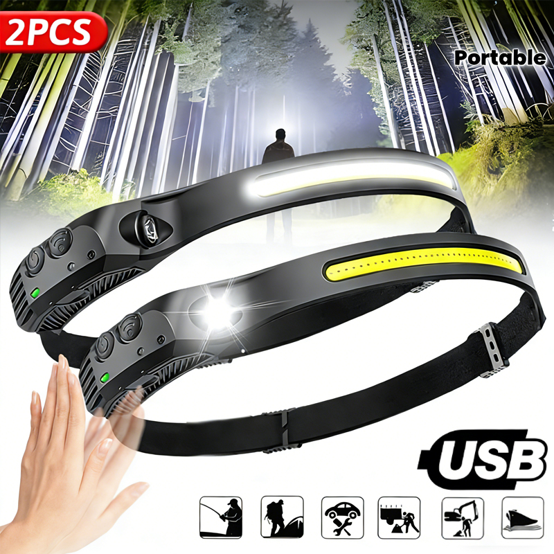 LED Sensor Headlamp Built-in B - Fish Finder Battery のレビューと価格