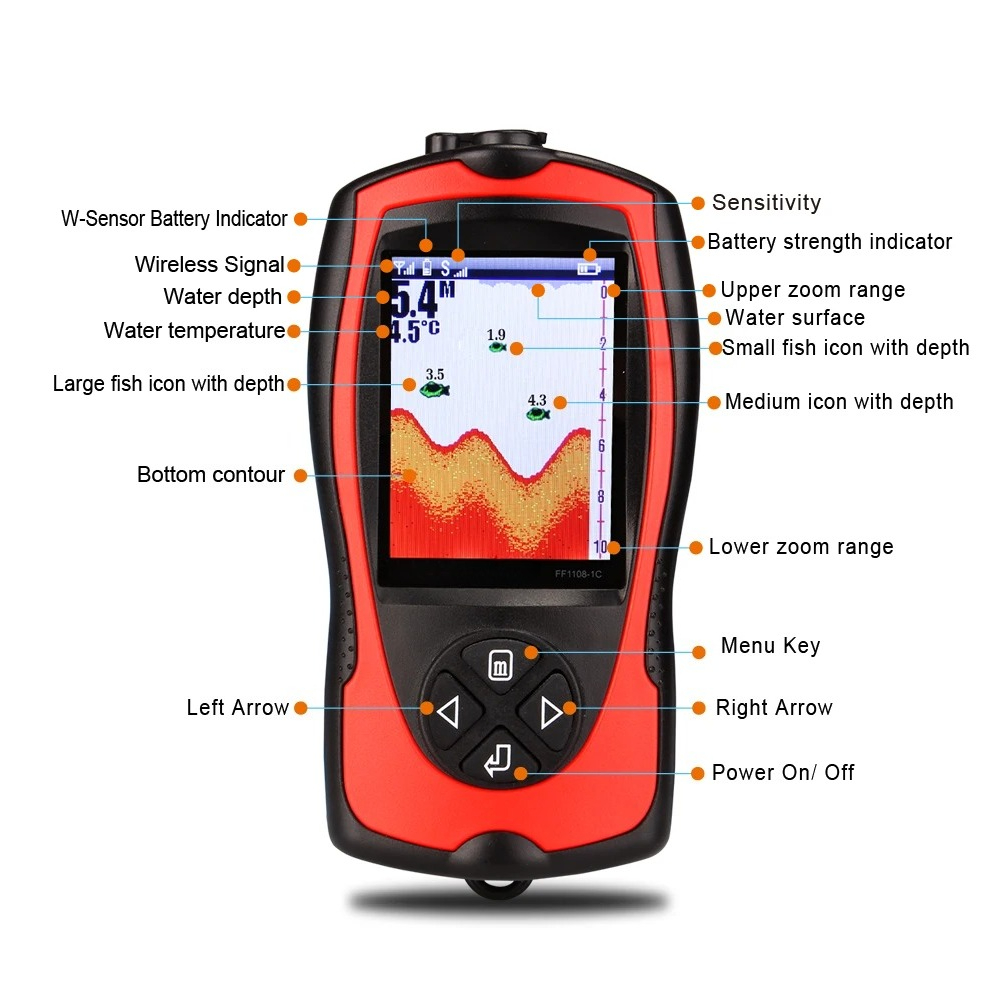 Wired fish finder high definit - Fish Finder のレビューと価格