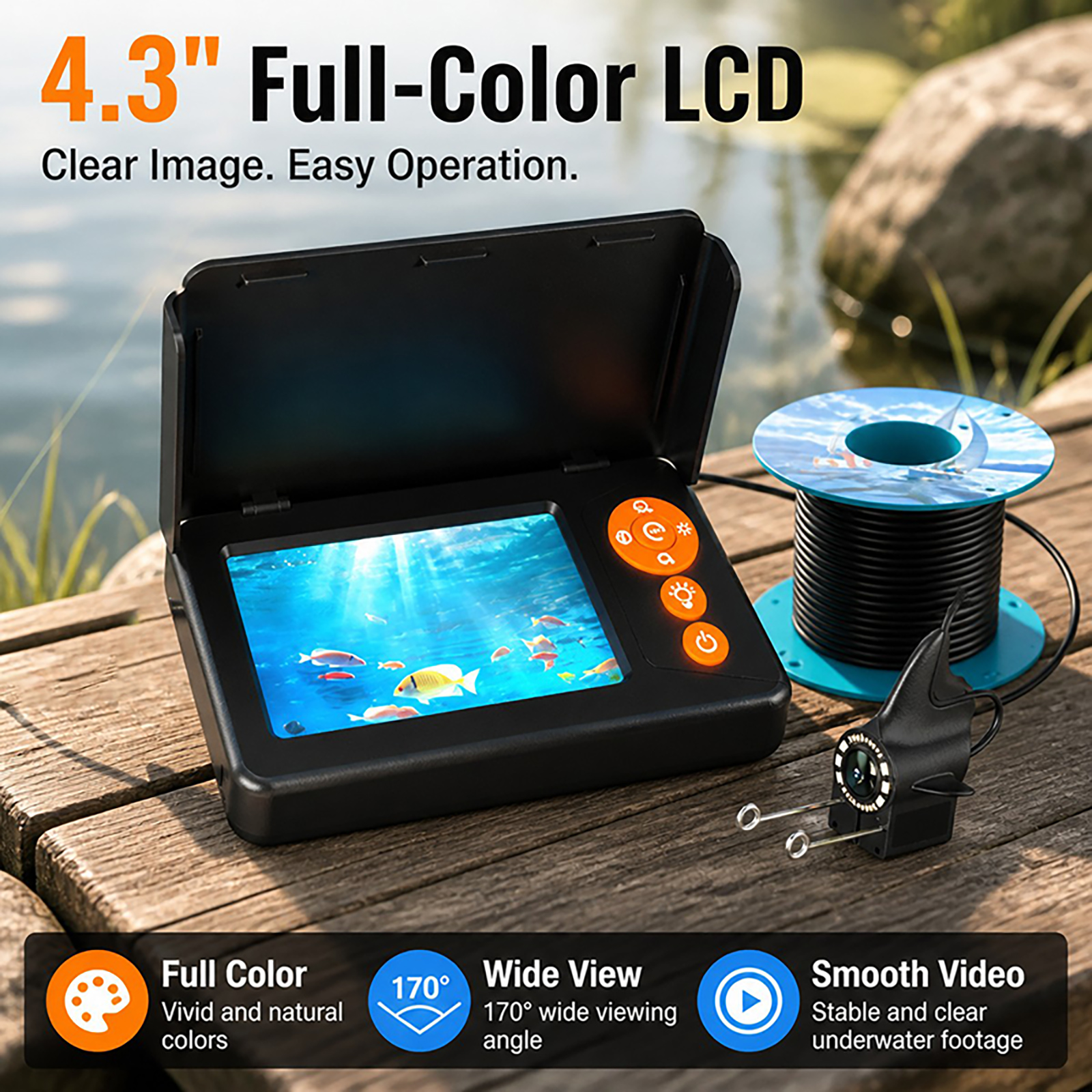 Fish Finder Underwater Camera  - Fish Finder Portable のレビューと価格