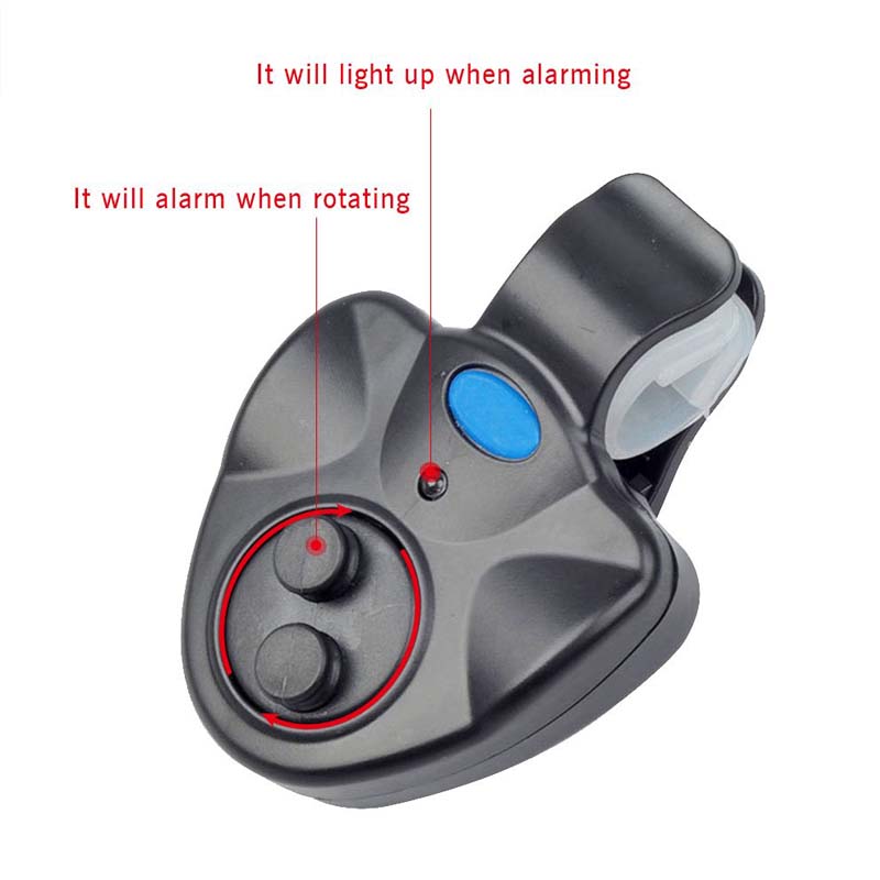 Fishing Rod Bite Alarm LED Ind - Fish Finder Portable のレビューと価格
