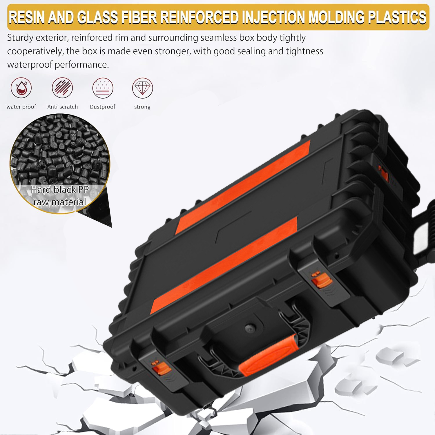 Pre Cut Foam Hard Case Waterpr - Fish Finder Case のレビューと価格