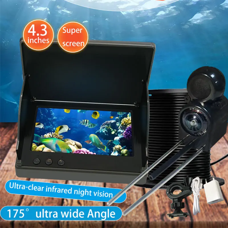 YS43A 4.3-inch Fish Detector U - Fish Finder Battery のレビューと価格