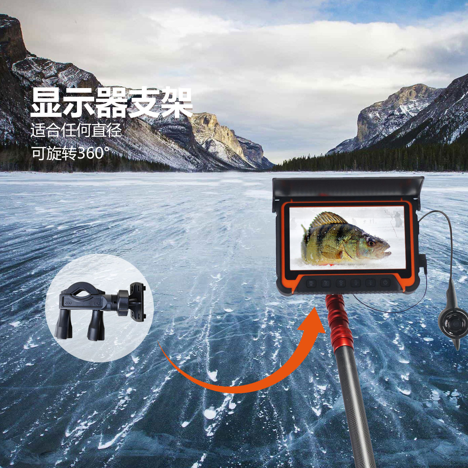 5Inch IPS Screen Underwater 15 - Fishing Camera のレビューと価格