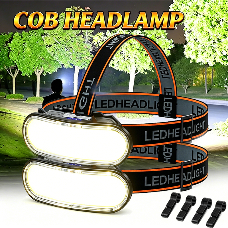 Powerful COB LED Headlamp Type - Fish Finder Battery のレビューと価格