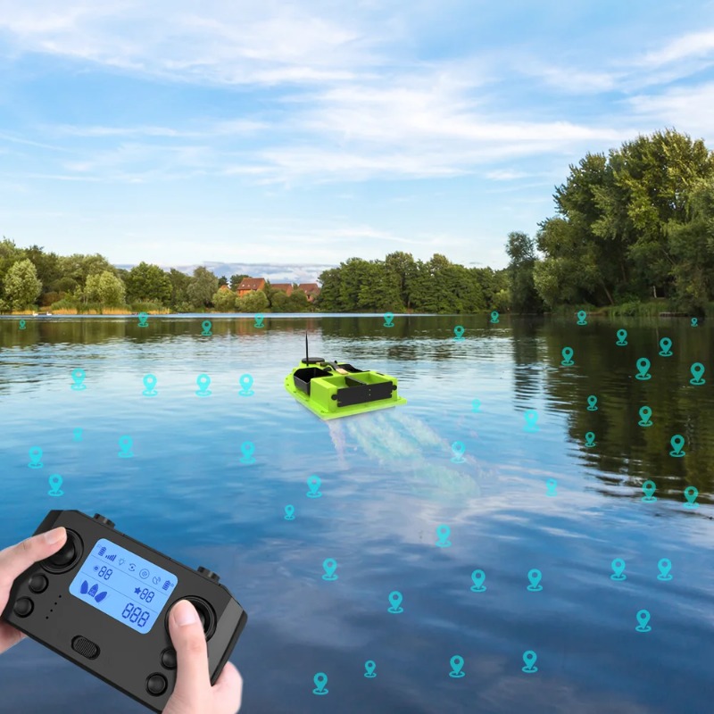 D19 GPS RC Bait Boat 600M 4 Ho - Fishing Gps のレビューと価格