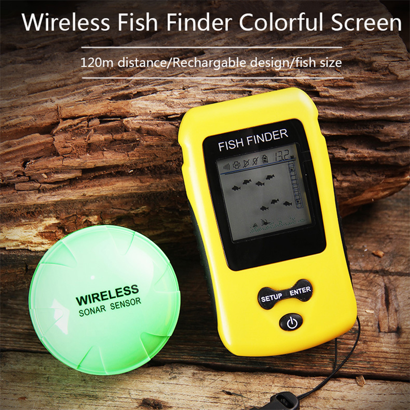 Brand New Colorful Wireless Fi - Fish Finder Transducer のレビューと価格