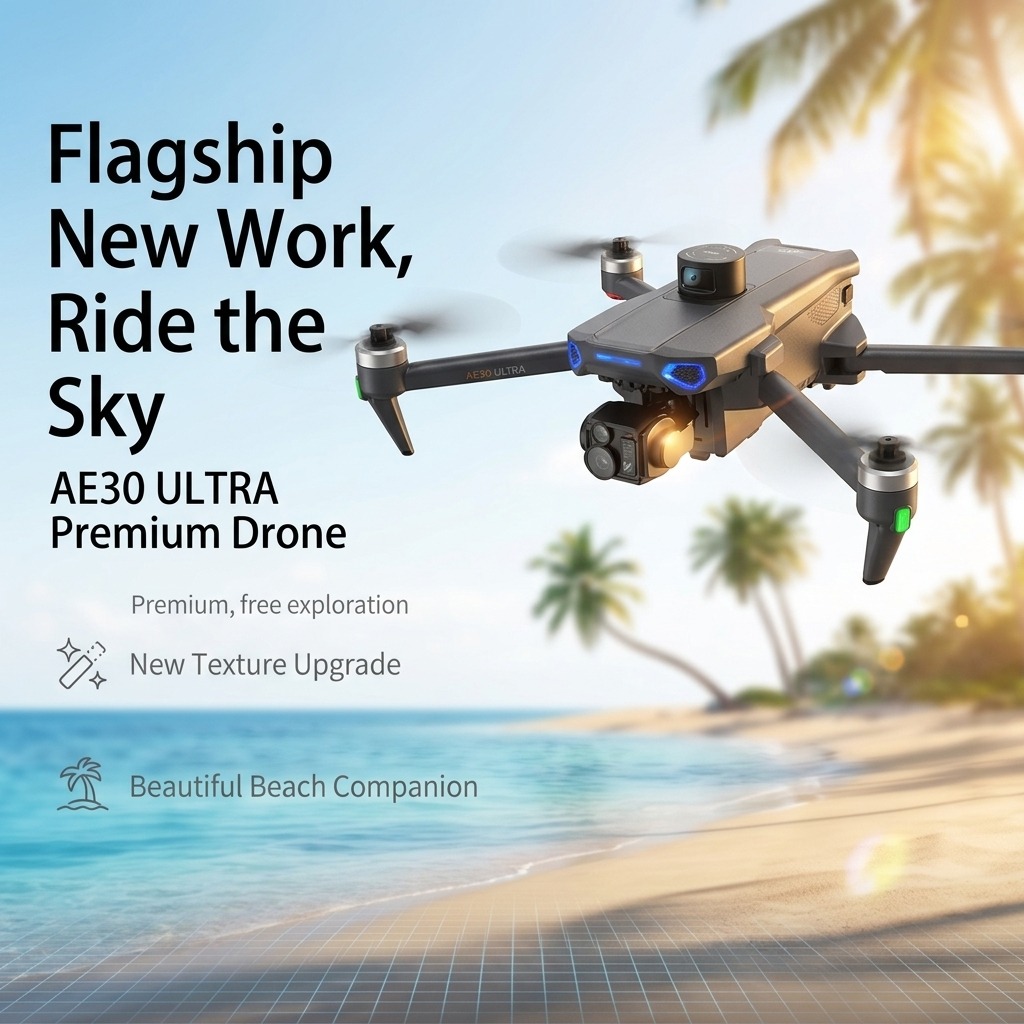 NEW AE30 Ultra GPS Drone 4K Pr - Fishing Camera のレビューと価格