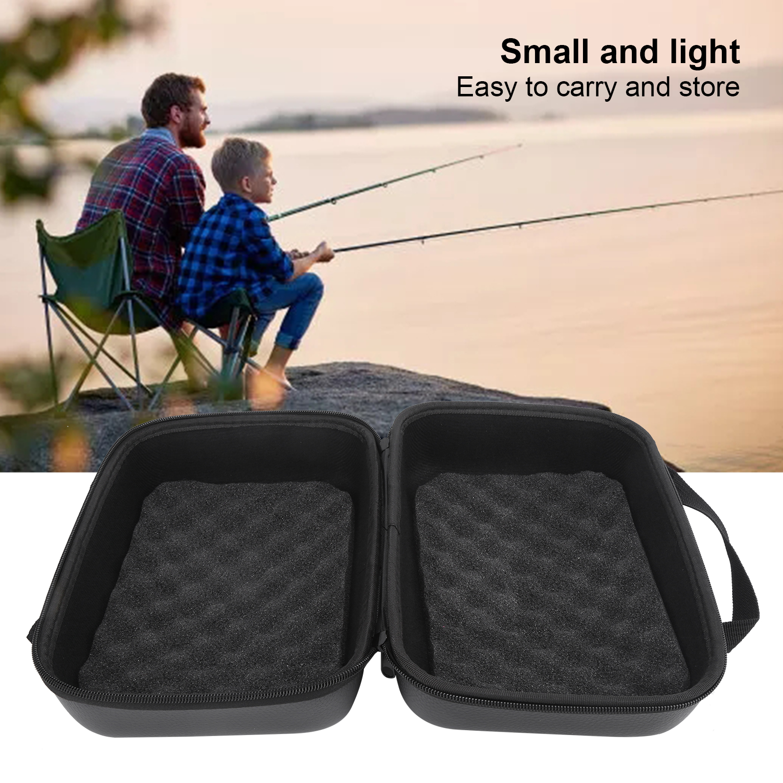 Fishing Reel Cases Cover PU Le - Fish Finder Case のレビューと価格